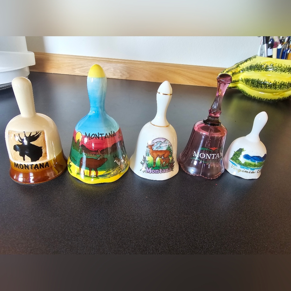 Five Collectible Montana Bells